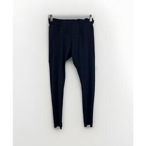 Aday Crop & Roll Leggings Midnight Blue Women's Size M